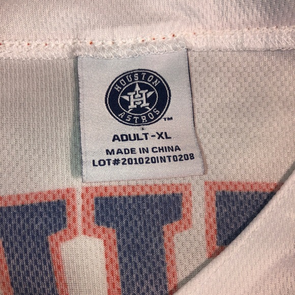 XL Houston Astros Jersey Jose Altuve 27 Shirt Unisex - Picture 14 of 16
